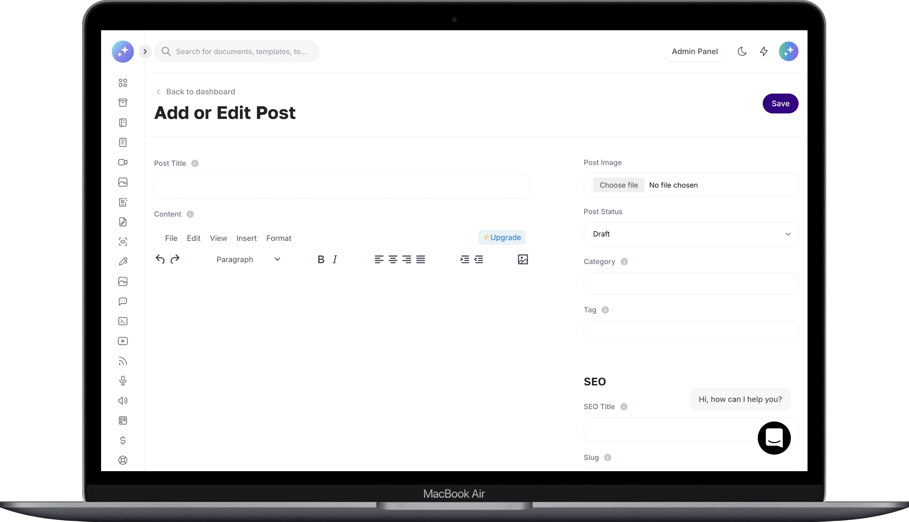 Customer portal showcase with order and document overview