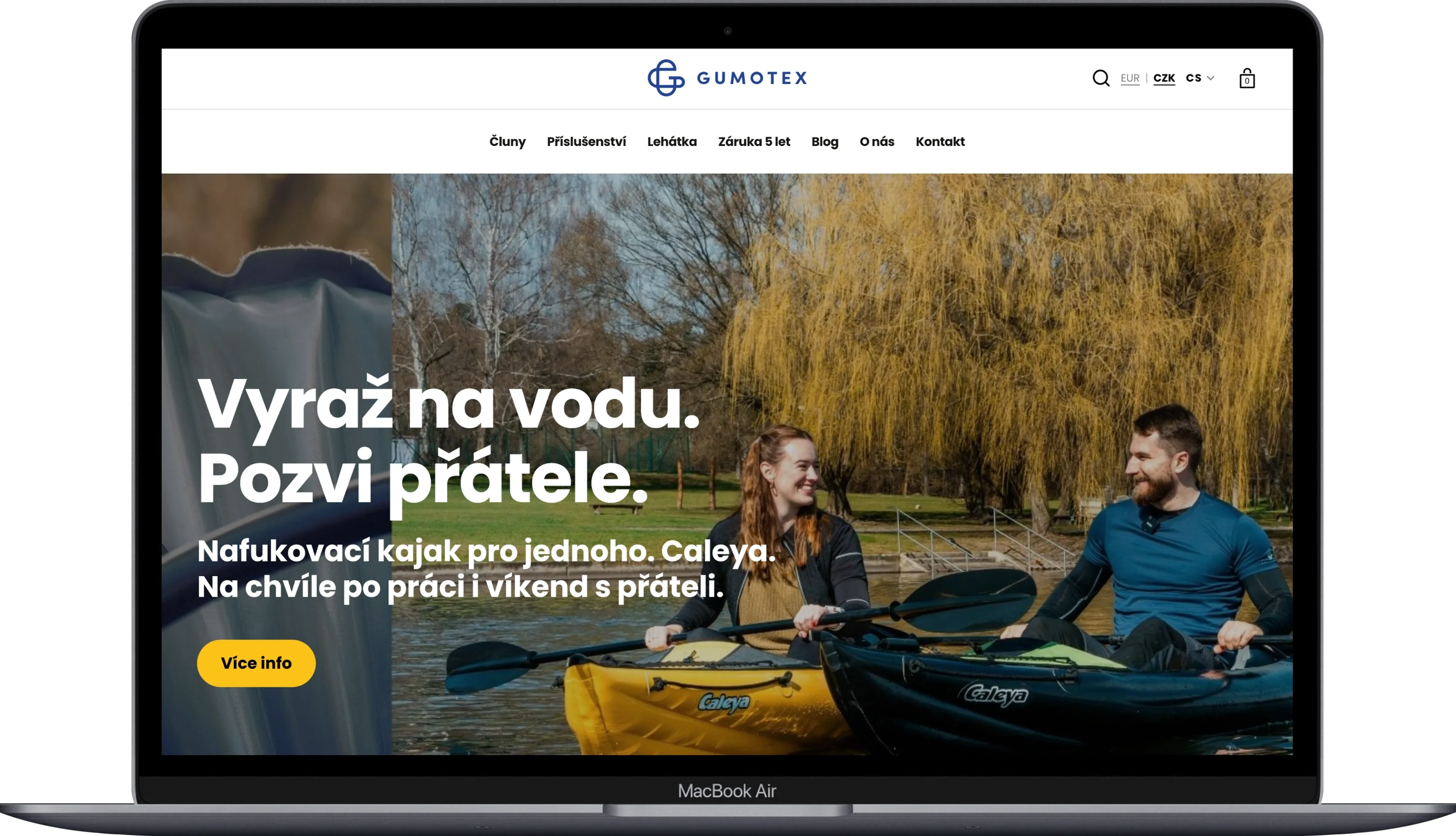 GUMOTEX Boats e-shop na Shopify