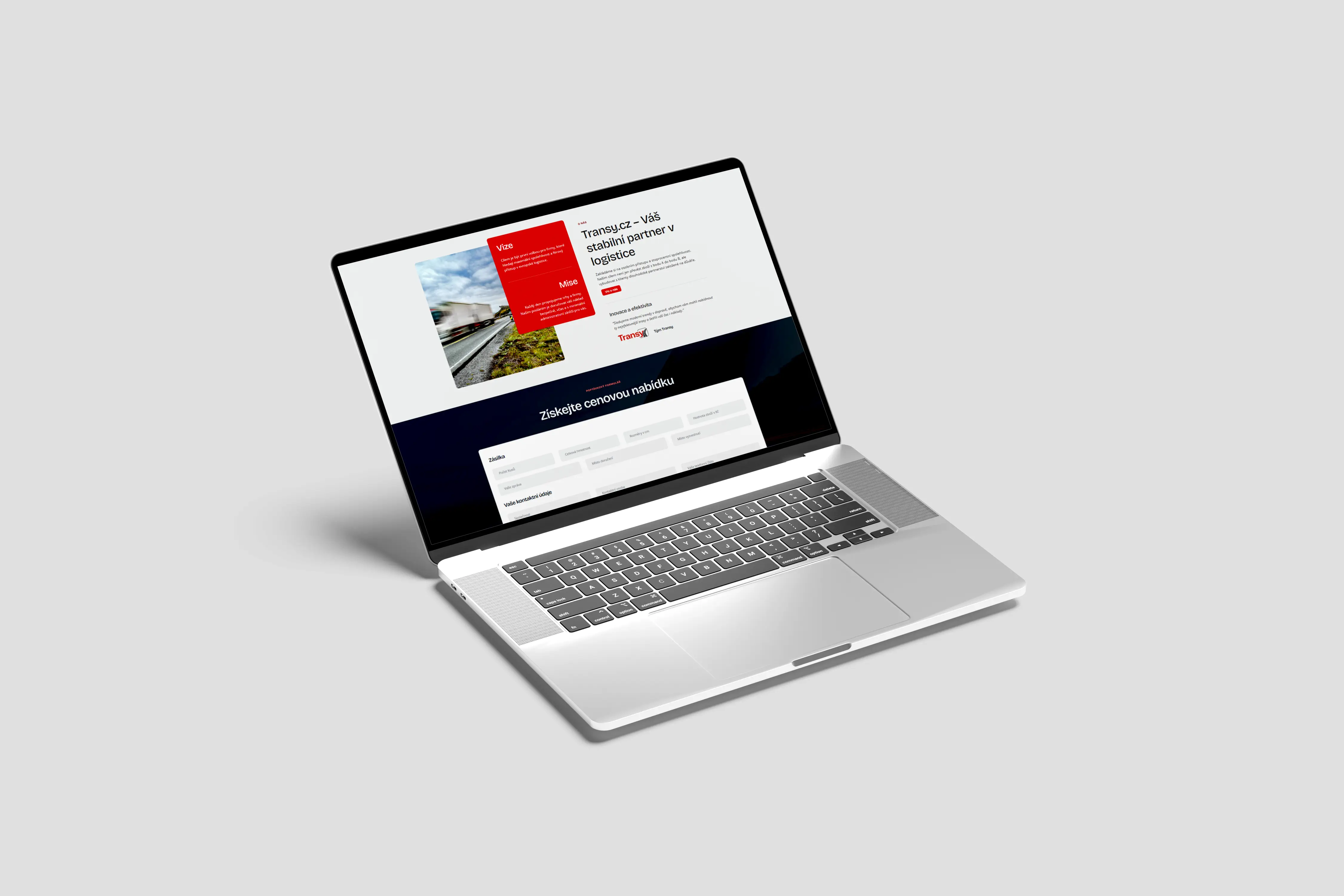 TRANSY — Tvorba webových stránek | Metinas